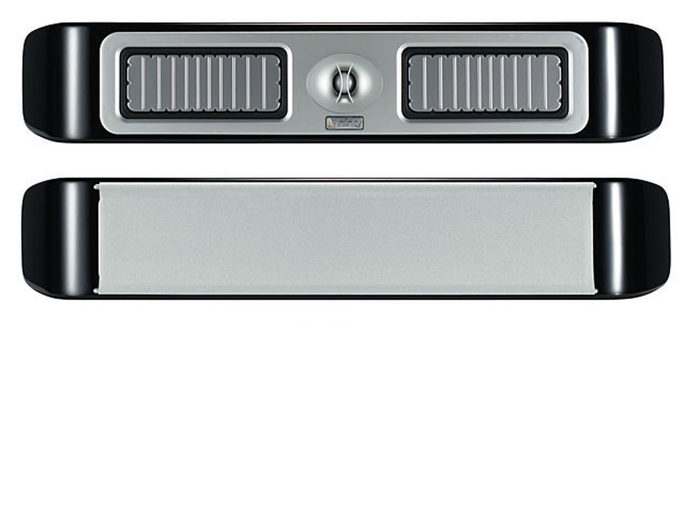 CASCADE MODEL 3C - Black - Center Channel Loudspeaker With Dual Patent-Pending Maximum Radiating Surface™ (MRS™) Flat-Panel Drivers - Hero